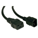 Tripp Lite P047-006 6ft Heavy Duty Power Cord 14AWG 15A 100V - 250V C19 to C14 6 Foot