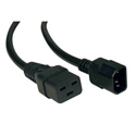 Photo of Tripp Lite P047-010 Heavy-Duty Power Extension Cord 15A 14 AWG (IEC-320-C19 to IEC-320-C14) 10 Feet