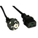 Photo of Tripp Lite P050-008 8ft Power Cord Adapter 16A 250V C19 to European Schuko Plug 8 Foot