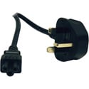 Tripp Lite P060-006 6ft Power Cord Adapter 13A 250V C5 to BS1363 UK Plug 6 Foot