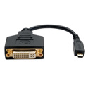 Tripp Lite P132-06N-MICRO Micro HDMI (Type D) to DVI-D Adapter (M/F) 6-Inch