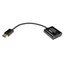 Tripp Lite P134-06N-DVI-V2 DisplayPort 1.2 to DVI Active Converter DisplayPort to DVI (M/F) 1920 x 1200/1080p 6 Inch