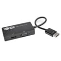 Tripp Lite P136-06N-HDV-4K DisplayPort 1.2 to VGA/DVI/HDMI All-in-One Converter Adapter 4K x 2K HDMI