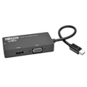 Tripp Lite P137-06N-HDV-4K Keyspan Mini DisplayPort 1.2 to VGA/DVI/HDMI All-in-One Converter Adapter 4K x 2K HDMI