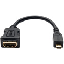 Photo of Tripp Lite P142-06N-MICRO Micro HDMI to HDMI Adapter for Ultrabook/Laptop/Desktop PC - 1920x1200/1080p Type D M/F 6-in.