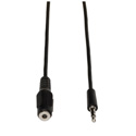 Tripp Lite P311-006 3.5mm Mini Stereo Audio Extension Cable for Speakers and Headphones (M/F) 6 Feet
