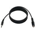 Photo of Tripp Lite P318-006-MF 3.5mm Mini Stereo Audio 4 Position TRRS Headset Extension Cable (M/F) 6 Feet