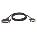 Tripp Lite P404-006 AT Serial Modem Gold Cable (DB25 to DB9 M/F) 6 Foot