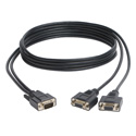 Photo of Tripp Lite P516-006-HR High Resolution VGA Monitor Y Splitter Cable (HD15 M to 2x HD15 F) 6 Feet