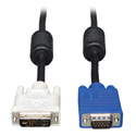 Photo of Tripp Lite P556-006 DVI to VGA Monitor Cable High Resolution Cable with RGB Coax (DVI-A to HD15 M/M) 6 Feet