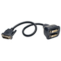 Tripp Lite P564-001 DVI Y Splitter Cable Digital Monitors (DVI-D M to 2x F) 1 Foot