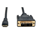 Tripp Lite P566-003-MINI Mini HDMI to DVI Cable Digital Monitor Adapter Cable (Mini HDMI to DVI-D M/M) 3 Feet