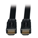 Photo of Tripp Lite P568-016-FL High Speed HDMI Flat Cable Ultra HD 4K x 2K Digital Video with Audio (M/M) Black 16 Feet