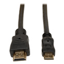 Photo of Tripp Lite P571-003-MINI Standard HDMI to Mini HDMI Cable with Ethernet Digital Video with Audio Adapter (M/M) 3 Feet