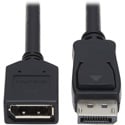 Tripp Lite P579-010 DisplayPort Extension Cable 4K with Latches HDCP 2.2 M/F 10-Foot