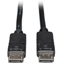 Tripp Lite P580-015-V4 DisplayPort 1.4 Cable Latching Connectors 8K HDR M/M - Black - 15 Foot