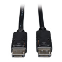 Photo of Tripp Lite P580-015 DisplayPort Cable with Latches (M/M) 4K x 2K 3840 x 2160 15 Feet