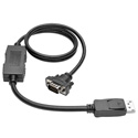 Tripp Lite P581-003-VGA DisplayPort to Active VGA Cable DisplayPort with Latches to HD15 Adapter (M/M) 3 Feet
