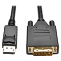 Photo of Tripp Lite P581-006-V2 DisplayPort 1.2 to DVI Active Adapter Cable DP with Latches to DVI (M/M) 1920x1200/1080p 6 Feet