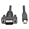 Tripp Lite P586-003-VGA-V2 Mini DisplayPort 1.2 - VGA Active Adapter Cable Mini DP - HD15 (M/M) 1920x1200/1080p 3 Feet