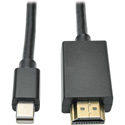 Photo of Tripp Lite P586-012-HDMI Mini DisplayPort to HDMI Cable Adapter Audio Video M/M 12 Feet