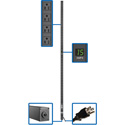 Photo of Tripp Lite PDUMV15-72 1.5kW 0U 100-127V Single-Phase Metered PDU - 36 NEMA 5-15R Outlets - 5-15P Input - 15ft Cord