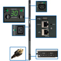 Tripp Lite PDUNVR30HVLX PDU Monitored 24 Outlets 208/240V 5.8kW LX Platform L6-30P 0URM