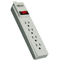 Tripp Lite PS410 Power Strip 120V 5-15R 4 Outlet 10ft Cord 5-15P