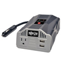 Tripp Lite PV200USB 200W PowerVerter Ultra-Compact Car Inverter with Outlet and 2 USB Charging Ports