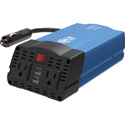 Tripp Lite PV375USB 375Watt Car Power Inverter 2 Outlets 2-Port USB Charging AC to DC