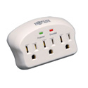 Tripp Lite SK3-0 Surge Protector Wallmount Direct Plug In 3 Outlet 660 Joule