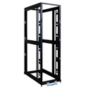 Tripp Lite SR45UBEXPNDNR3 45U 4-Post Open Frame Rack Cabinet Square Hole Heavy Duty Caster