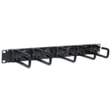 Photo of Tripp Lite SRCABLERING1U Rack Enclosure Cabinet Horizontal Cable Ring Flexible 1URM