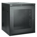 Photo of Tripp Lite 10U Low-Profile Wall-Mount Rack Enclosure Cabinet Double Hinge Removable Side Panels 22H x 24W x 22D