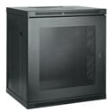 Photo of Tripp Lite 12U Low-Profile Wall-Mount Rack Enclosure Cabinet Removable Side Panels 25H x 24W x 18D