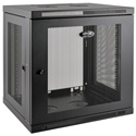 Tripp Lite 12U Low-Profile Wall-Mount Rack Enclosure Cabinet Removable Side Panels 25H x 24W x 22D