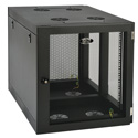 Photo of Tripp Lite 12U Heavy-Duty Low-Profile  Side-Mount Wall-Mount Rack Enclosure Cabinet Removable Side Panels 26 x 36 x 25