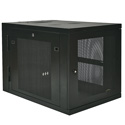 Tripp Lite 12U  Wall-Mount Rack Enclosure Cabinet Double Hinge Removable Side Panels 25H x 24W x 34D