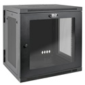 Photo of Tripp Lite 12U Wall-Mount Rack Enclosure Cabinet with Clear Acrylic Window Double Hinge Removable Side Panels 25x24x26