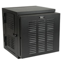 Tripp Lite 12U NEMA 12 Wall-Mount Rack Enclosure for Harsh Environments Double Hinge Removable Side Panels 25 x 24 x 26