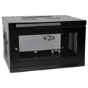 Photo of Tripp Lite 6U Low-Profile Wall-Mount Rack Enclosure Cabinet Removable Side Panels 15H x 24W x 18D