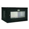 Tripp Lite 6U Low-Profile Wall-Mount Rack Enclosure Cabinet with Clear Acrylic Window Removable Side Panels 15 x 24 x 18
