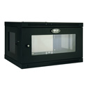 Photo of Tripp Lite 6U Low-Profile Wall-Mount Rack Enclosure Cabinet with Clear Acrylic Window Removable Side Panels 15 x 24 x 18