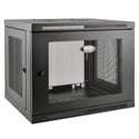 Photo of Tripp Lite 9U Low-Profile Wall-Mount Rack Enclosure Cabinet Removable Side Panels 20H x 24W x 22D