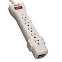 Tripp Lite SUPER6TEL Surge Protector Strip 120V 7 Outlet RJ11 6ft Cord 1080 Joule