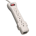 Photo of Tripp Lite SUPER7TEL Surge Protector Strip 120V 7 Outlet RJ11 7ft Cord 2520 Joule