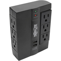 Tripp Lite SWIVEL6USB Direct Plug-In 6 Outlet Surge Protector with 2 USB Ports