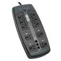 Photo of Tripp Lite TLP1008TEL Surge Protector 120V 10 Outlet RJ11 8ft Cord 2395 Joule