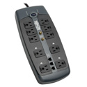 Photo of Tripp Lite TLP1008TELTV Surge Protector 120V 10 Outlet RJ11 Coax 8ft Cord 3345 Joule