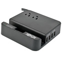 Tripp Lite TLP26USBB 4-Port USB Charging Station Surge 2 Outlet Ipad Tablet Stand